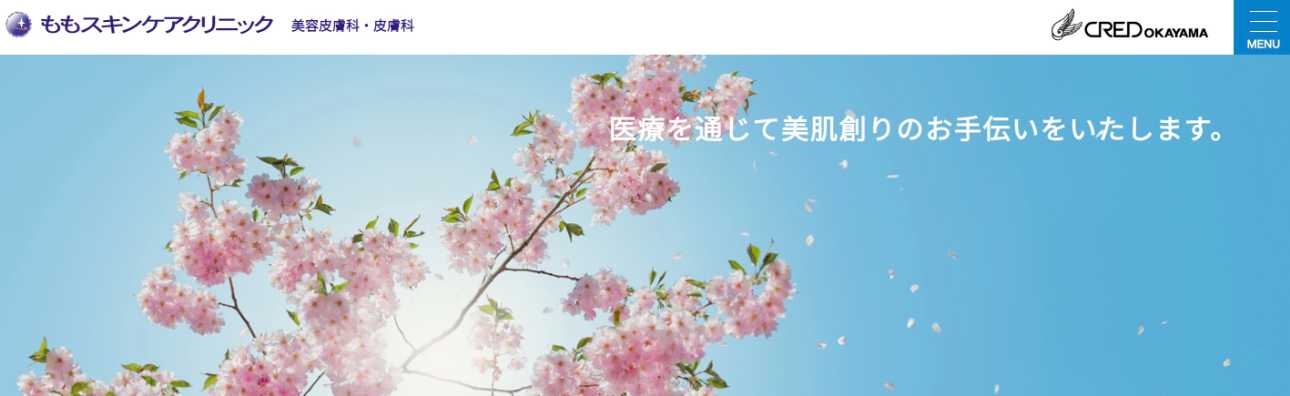 【2025年最新】岡山県のシミ取りレーザーにおすすめのクリニック5選|ももスキンケアクリニック