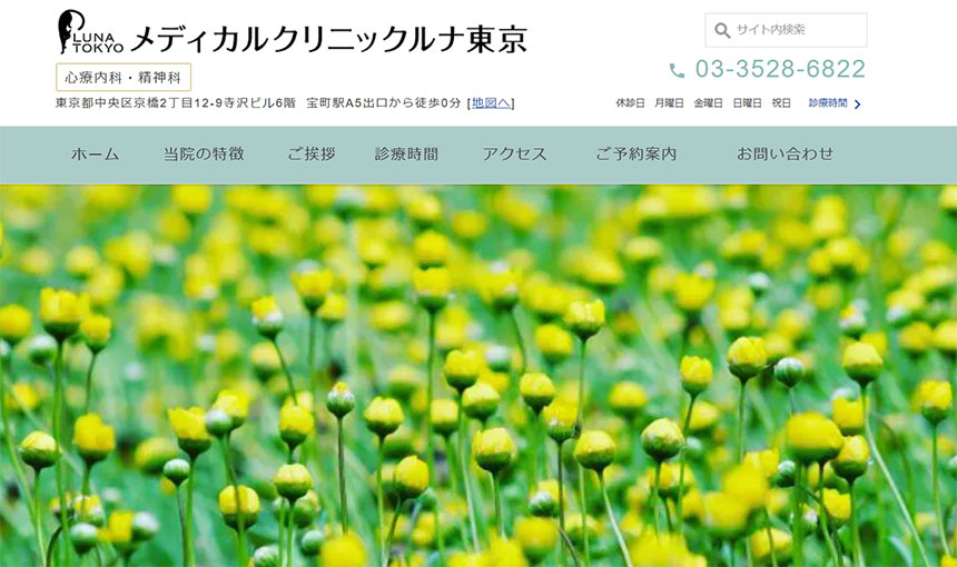 東京都の心療内科・精神科クリニックおすすめ14選 メディカルクリニックルナ東京